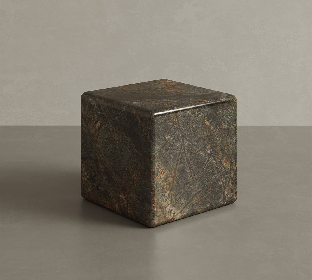 Cerazo Forest Green Marble Coffee Table 28cm