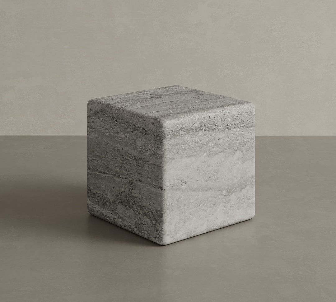 Cerazo Grey Travertine Coffee Table 28cm