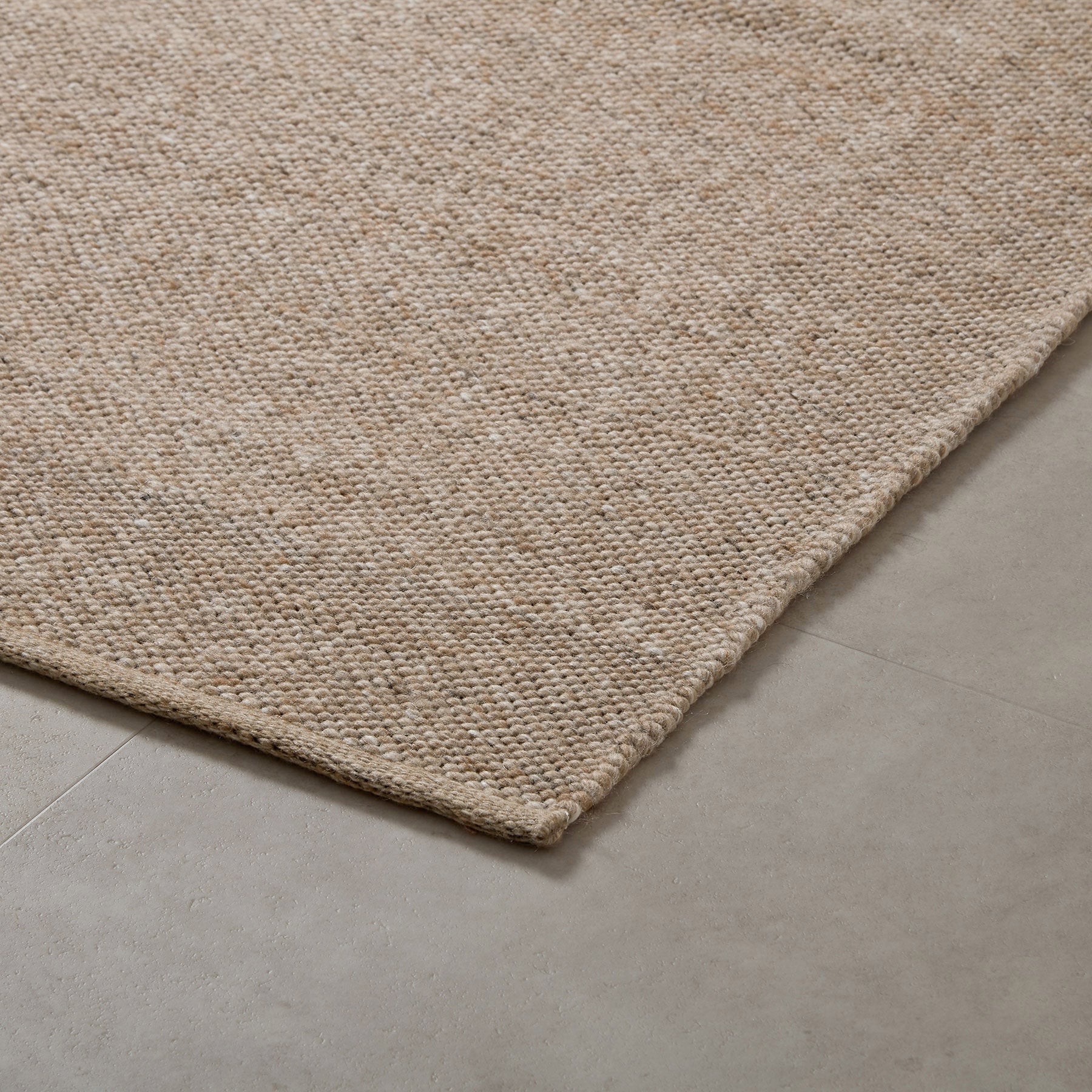 Close up of H2 Rug in Almond