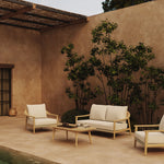 N1 light teak outdoor lounge set