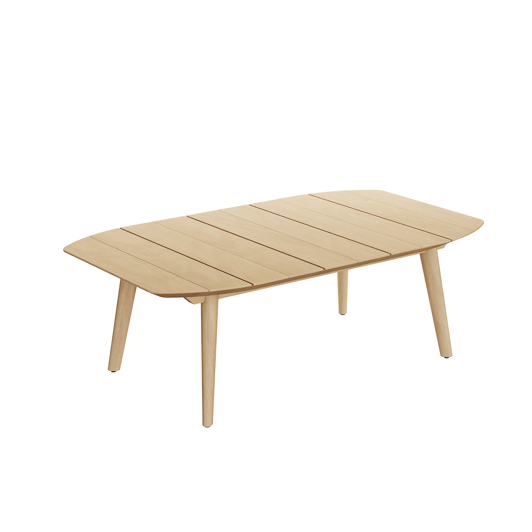 N1 luxury light teak outdoor furniture with mid century inspired rope detail garden coffee table