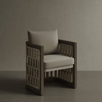 N2 dining chair dark teak product image