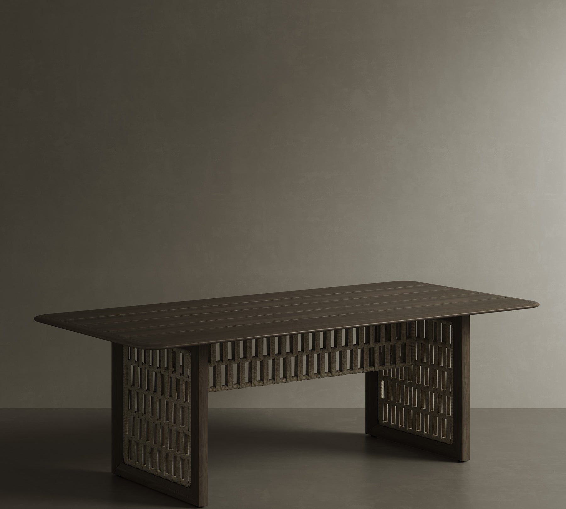 N2 dining table dark teak product image