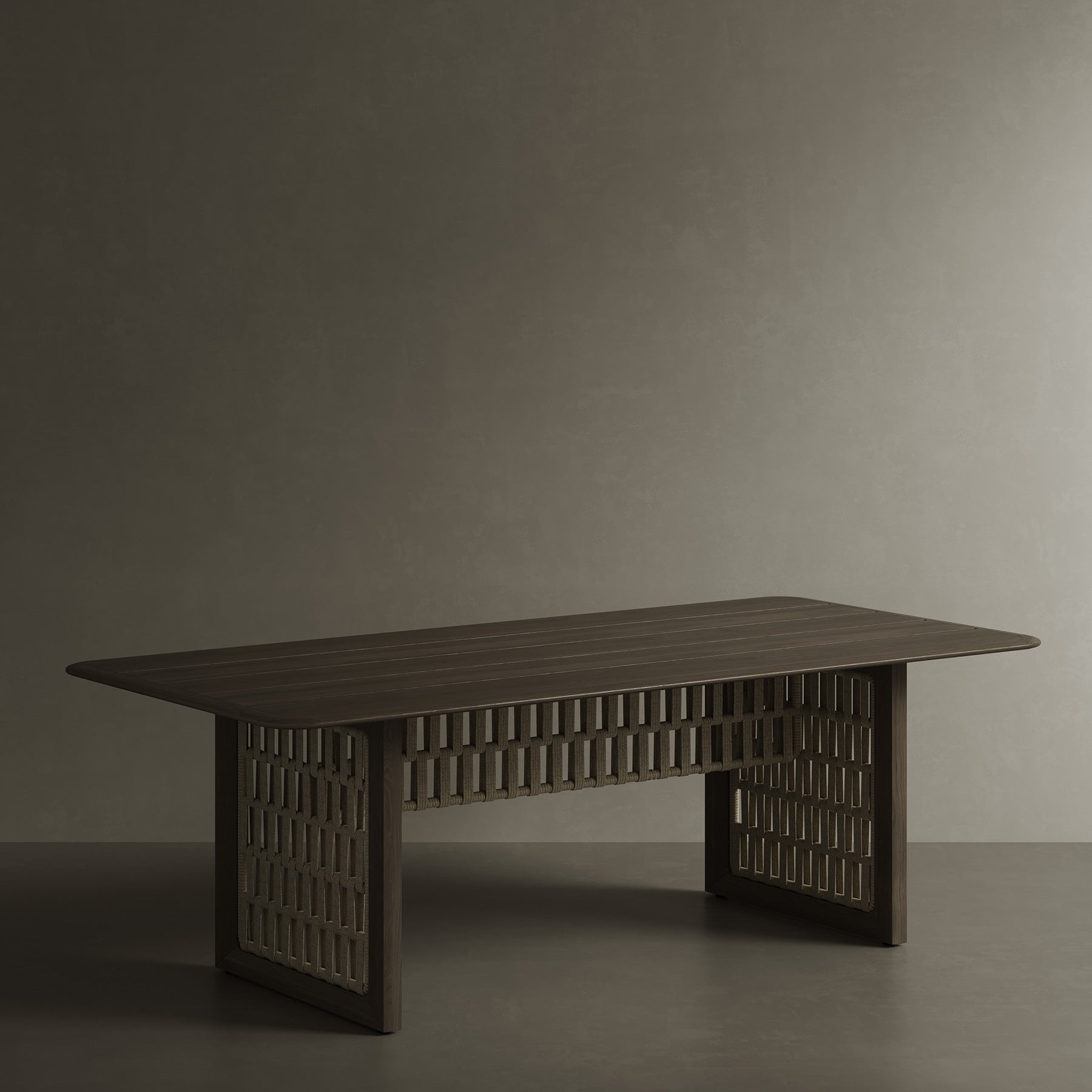 N2 dining table dark teak product image