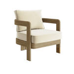 N3 Oak Pearl Herringbone lounge chair product image