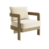 N3 Oak Pearl Herringbone lounge chair product image