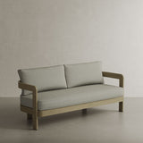 N3 Three-Seater Sofa in Sage Twill, featuring a soft, inviting fabric in a soothing sage green with a subtle twill texture. The sofa’s rounded, contemporary shape offers a relaxed yet refined look, with a sturdy frame that promises lasting comfort and style, making it the perfect addition to any space seeking warmth and elegance.