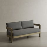 N3 Three-Seater Sofa in Smoke Weave, featuring a rich, woven fabric in a sleek smoke grey shade. The sofa’s modern design is paired with a sturdy frame, offering a stylish yet comfortable seating option that enhances any living space with its refined texture and contemporary appeal.