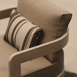 N3 Oak Lounge Chair Wheat Canvas