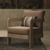 N3 Oak Lounge chair Wheat Canvas lifestyle image