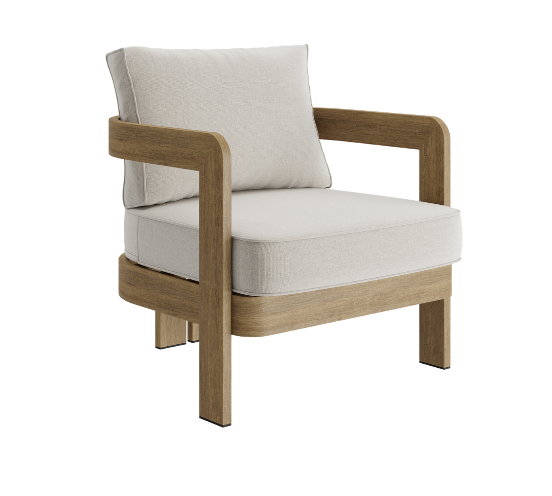 N3 Lounge Chair Bone Canvas product image