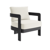 N3 Kohl Lounge Chair Cirrus Textured Weave