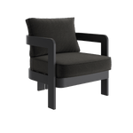 N3 Kohl shadow canvas lounge chair product image