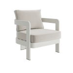 N3 Stone bone canvas lounge chair product image