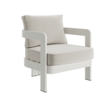 N3 Stone bone canvas lounge chair product image