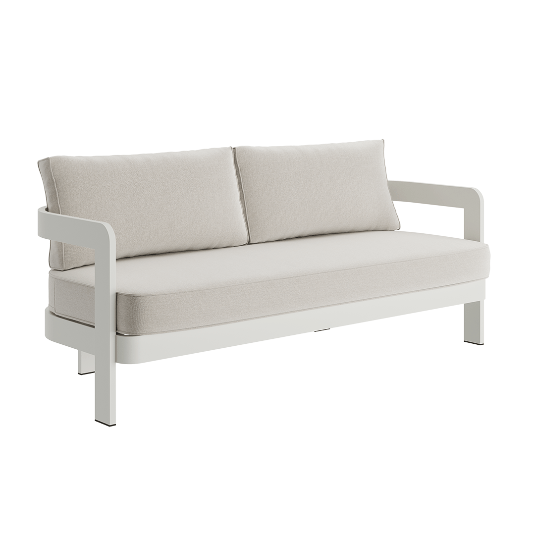 N3 three seater sofa bone canvas product image