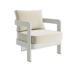 N3 Stone pearl herringbone lounge chair product image