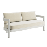 N3 Stone Three Seater Sofa Pearl Herringbone