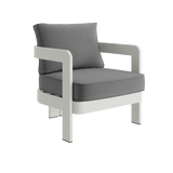 N3 Stone smoke weave lounge chair product image