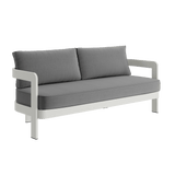 N3 Stone Three Seater Sofa Smoke Weave