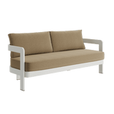 N3 Stone Three Seater Sofa Wheat Canvas