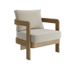 N3 lounge chair in sand canvas product image