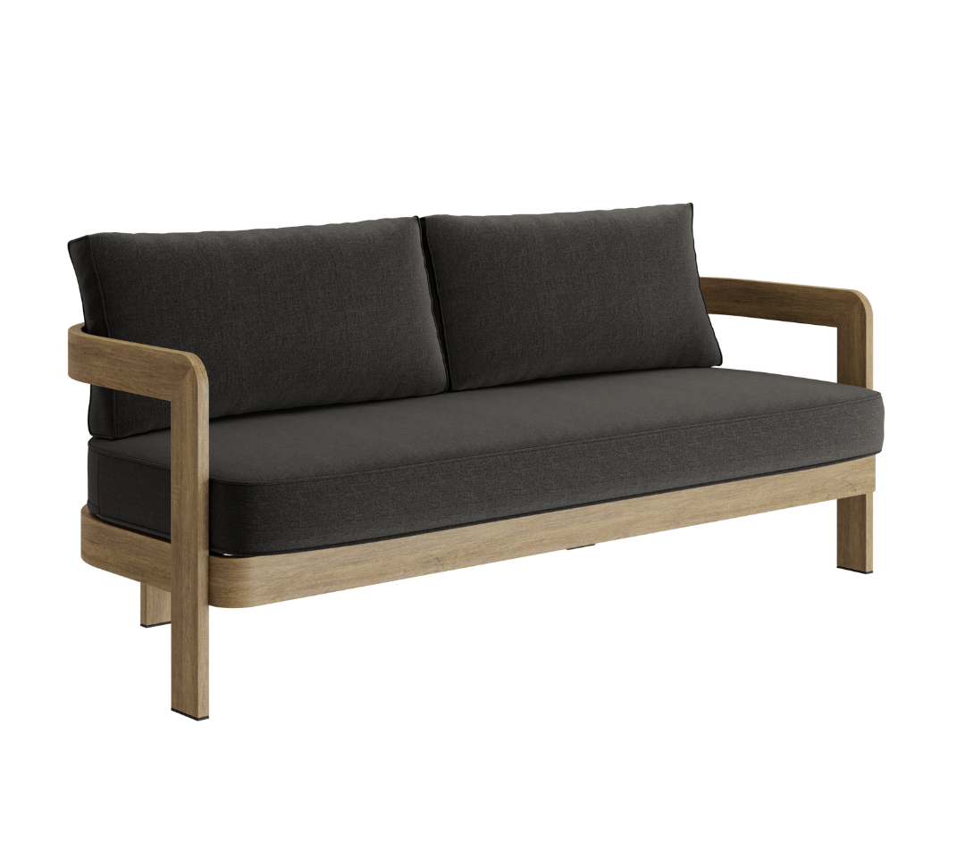 N3 three seater sofa in shadow canvas product image