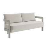 N3 Taupe Three Seater Sofa Bone Canvas