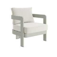 N3 Taupe cirrus textured weave lounge chair product image