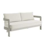 N3 Taupe Three Seater Cirrus Textured Weave