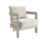 N3 taupe Pearl herringbone lounge chair product image