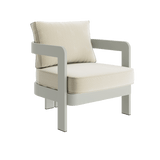 N3 taupe Pearl herringbone lounge chair product image