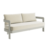 N3 Taupe Three Seater Sofa Pearl Herringbone