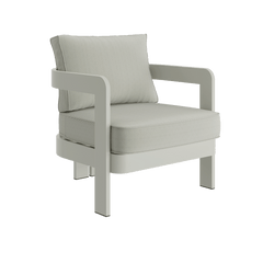 N3 Taupe sage twill lounge chair product image