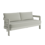 N3 Taupe Three Seater Sofa Sage Twill