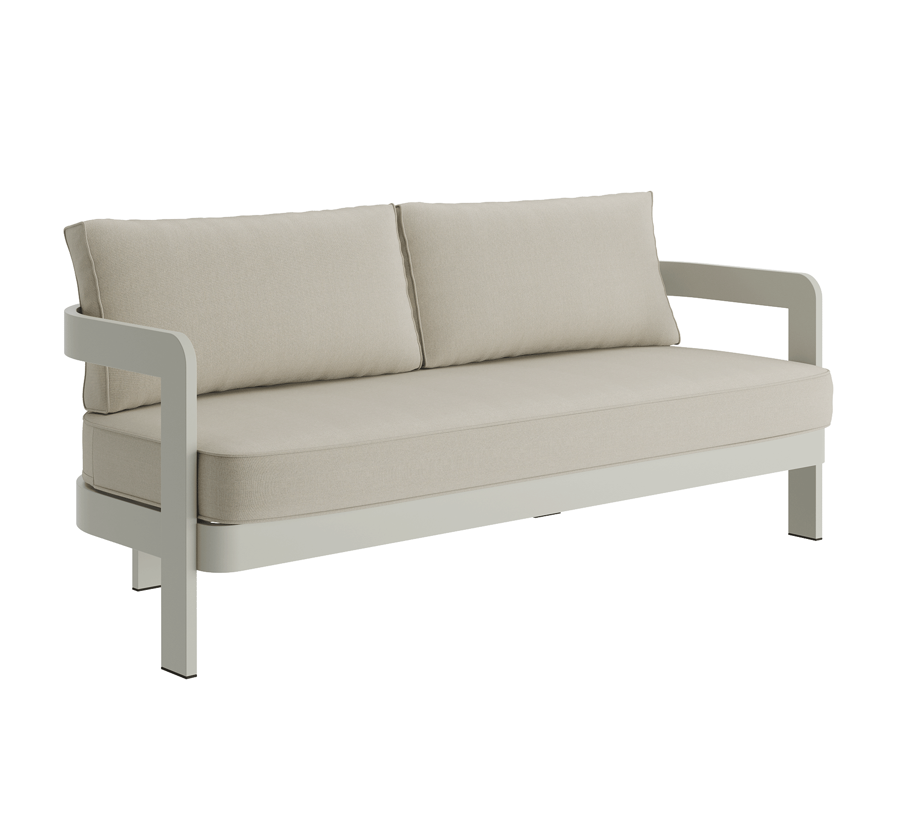 N3 Taupe Sand Canvas Sofa product image