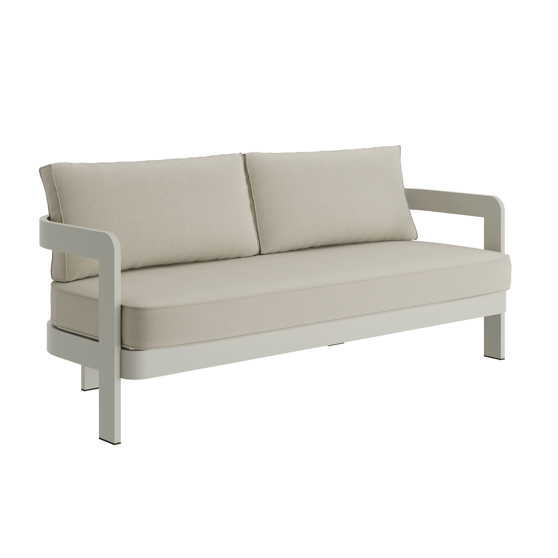 N3 Taupe Sand Canvas Sofa product image