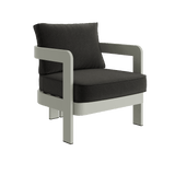 N3 Taupe shadow canvas lounge chair product image