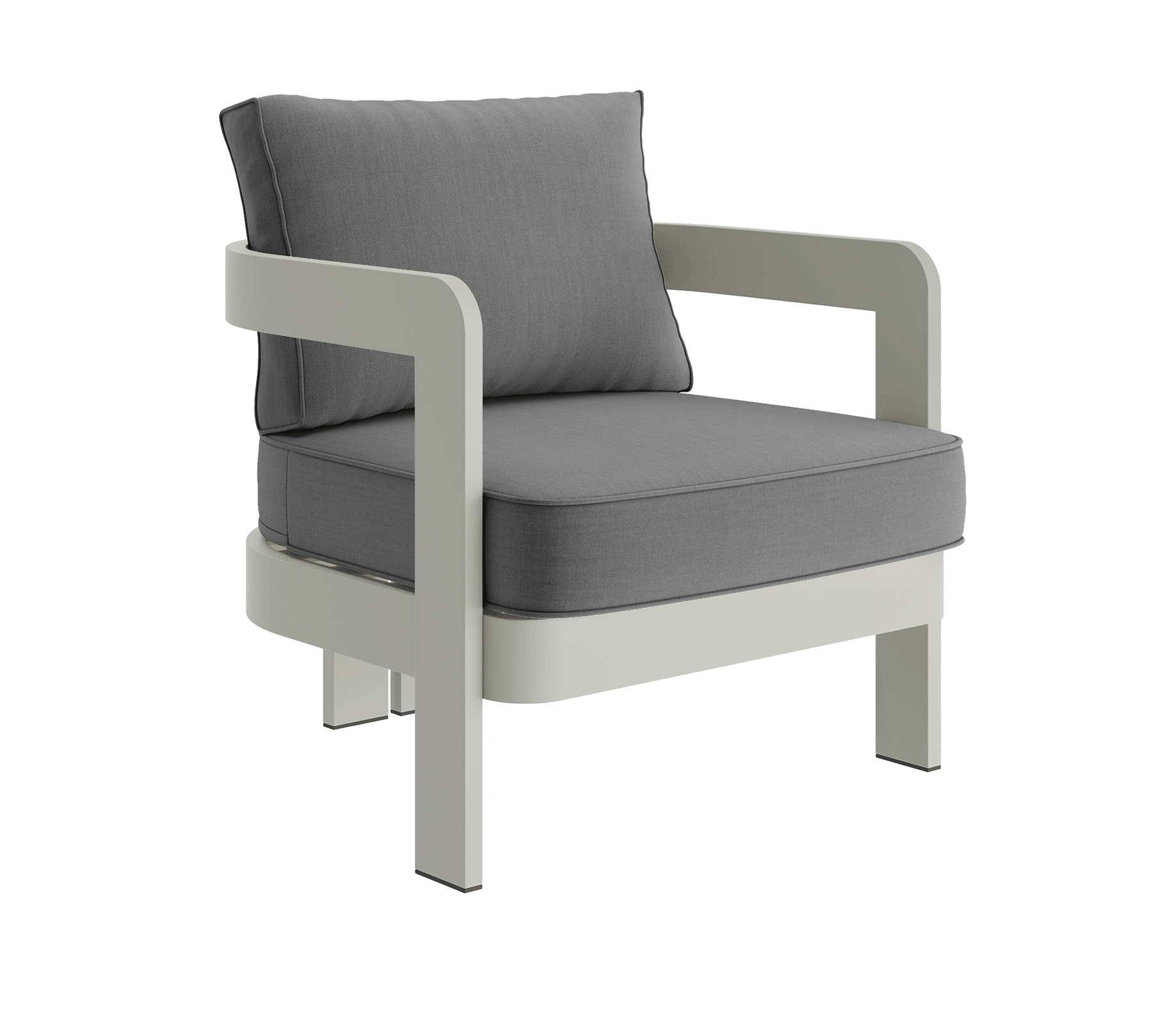 N3 Taupe smoke weave lounge chair product image