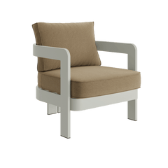 N3 Taupe wheat canvas lounge chair product image