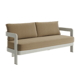 N3 Taupe Three Seater Sofa Wheat Canvas