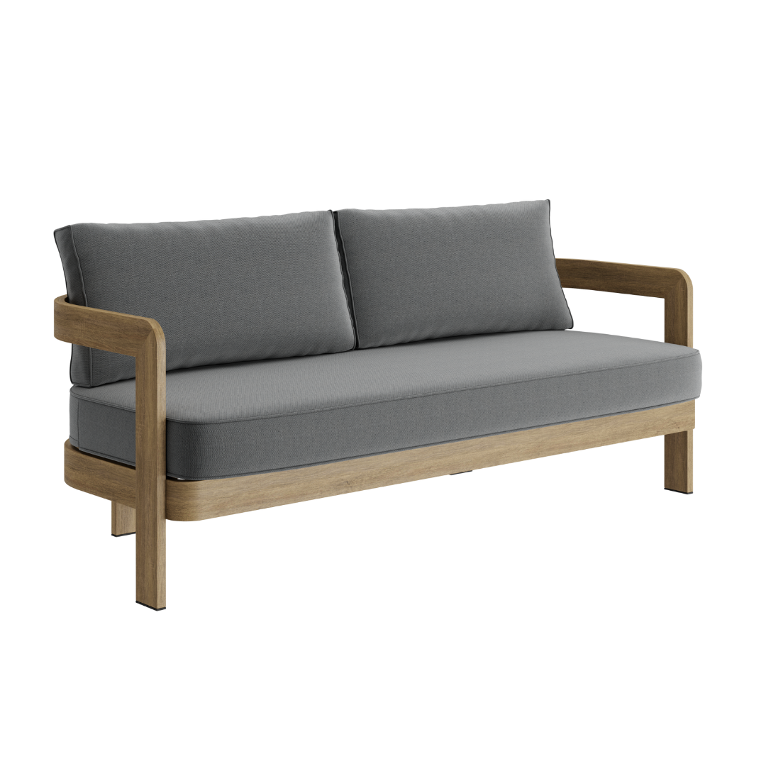 N3 three seater sofa in smoke weave product image