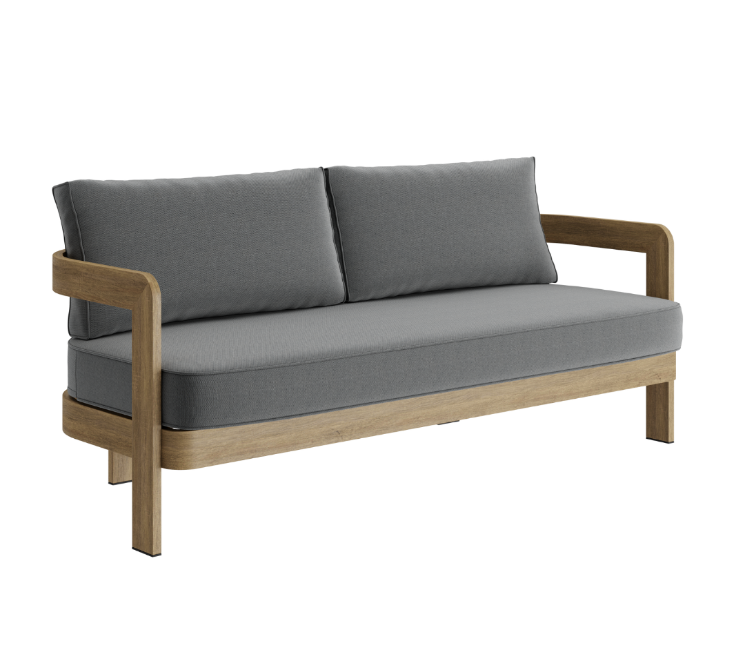 N3 three seater sofa in smoke weave product image