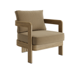 N3 lounge chair in wheat canvas product image