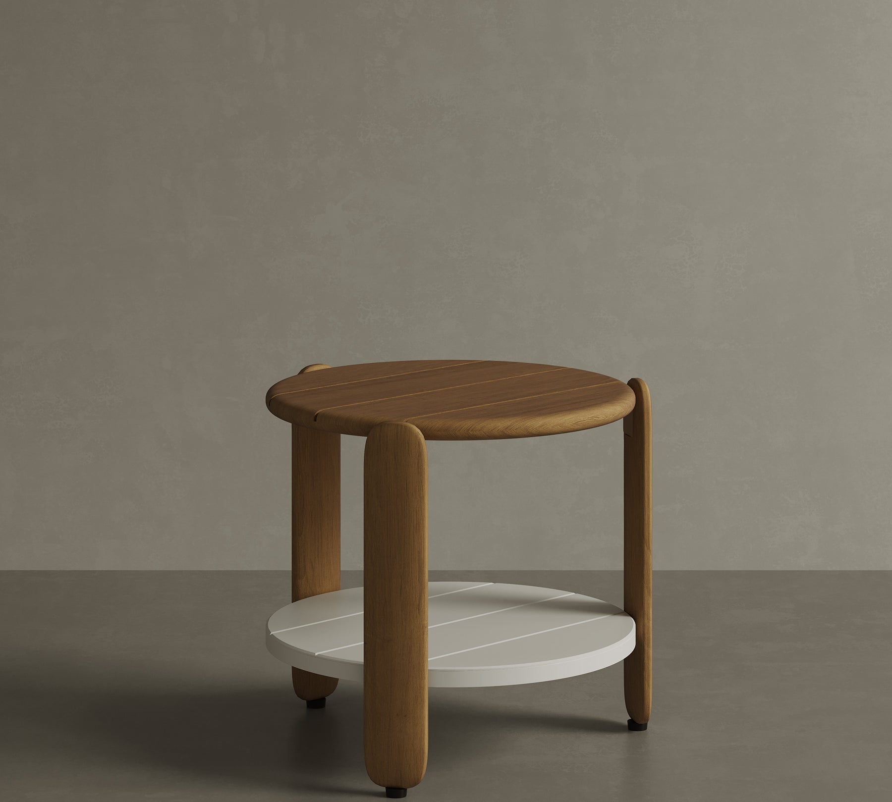 N4 side table in medium teak product image