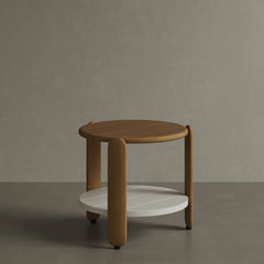 N4 side table in medium teak product image