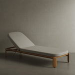 N4 sun lounger in medium teak product image