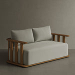 N4 two seater sofa in medium teak product image