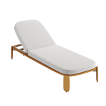 N4 sun lounger in medium teak product image uk garden furniture