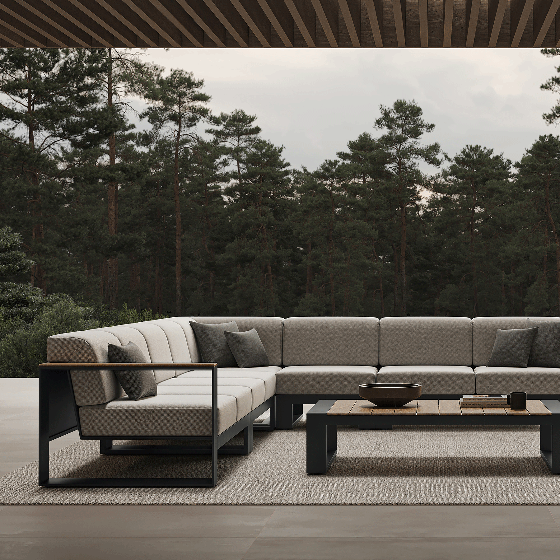 N5 corner sofa luxury and stylish out door living furniture